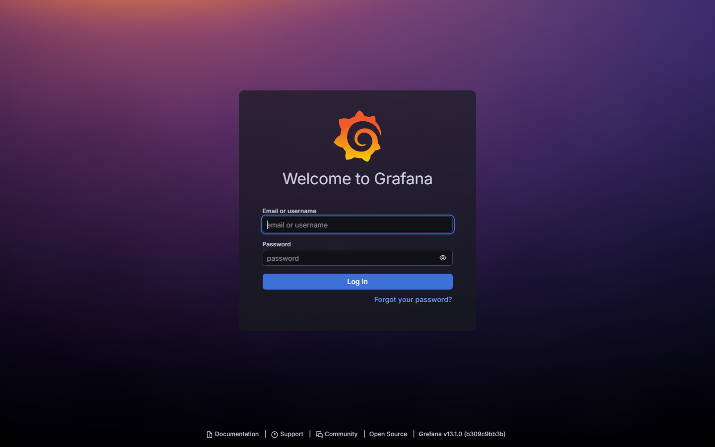 Lokale Vorschau Grafana