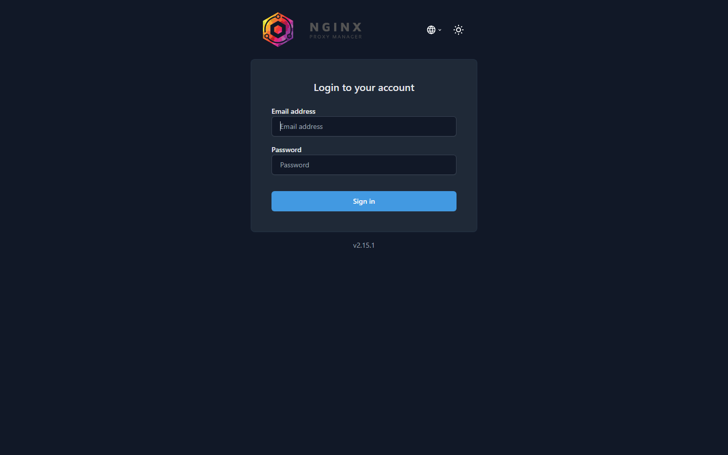 Lokale Vorschau Nginx Proxy Manager