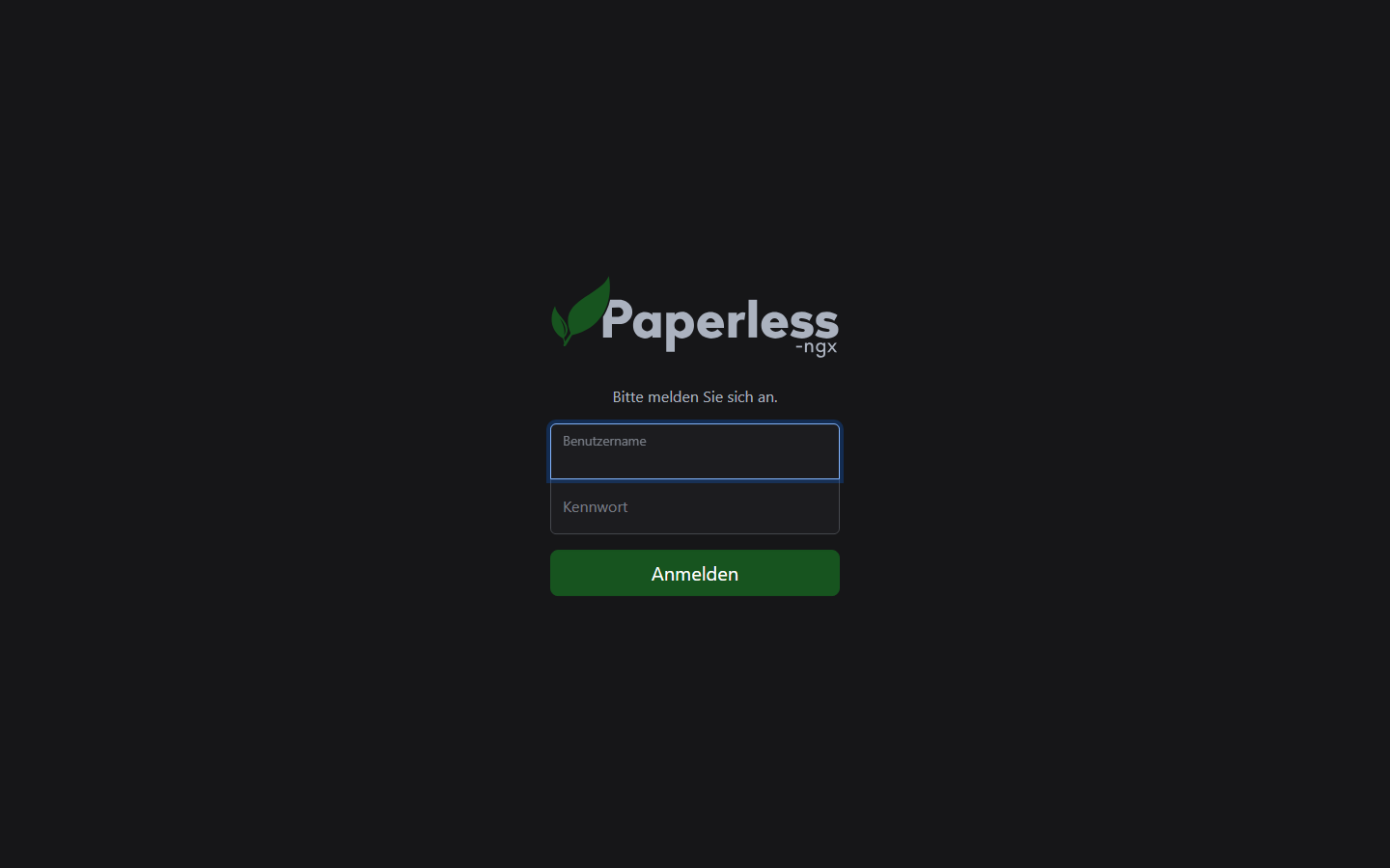 Lokale Vorschau Paperless-ngx